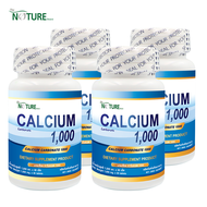 แคลเซียม 1000 เดอะ เนเจอร์  x 4 ขวด แคลเซียม คาร์บอเนต Calcium 1000 Calcium Carbonate THE NATURE