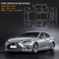 For Lexus ES 250 300H 350 Base Luxury Business 2019-2023 Car Paint Protection Film TPU Car Transparent Protection Film Automotive Accessories