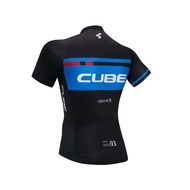 Big sale∈CUBE Cycling Jersey Bike Short Sleeve Set Pakaian Berbasikal yang mudah bernafas dan selesa