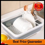 [RECOMMEND] [ Local Ready Stocks ] iGOZO Collapsible Dish Drainer Home Kitchen Sink