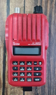 วิทยุสื่อสารมือสอง ICOM IC-80FX  245MHz 160ช่องการใช้งาน ใช้งานได้ปรกติ 5 W  ( เฉพาะตัวเครื่อง )