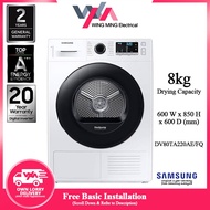 Samsung 8KG Front Load Washer Dryer (DV80TA220AE) Washing Machine/Mesin Basuh Auto/洗衣机/烘干机 DV80TA220AE/FQ