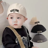 Solid Color Kids Docker Hat Cotton Drawstring Children Beanie Caps