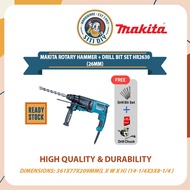 Makita HR2630 26mm Rotary Hammer + Drill Bit Set (1 Yr Warranty) HR2630 Bosch Hitachi DongCheng