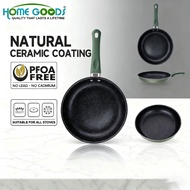 Series Ceramic Rock Non-Stick 20CM/24CM/28CM Frying Pan No PFAS& PTFE& PFOA Suitable for All Stoves