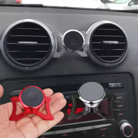 Car Phone Holder For Audi A3 S3 RS3 8P Air Vent Mount Car Styling Bracket GPS Magnet Stand Rotatable