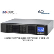 NEUROPOWER CRONUS 2KR 2KVA RACKMOUNT TRUE DOUBLE-CONVERSION BACKUP BATTERY/UPS