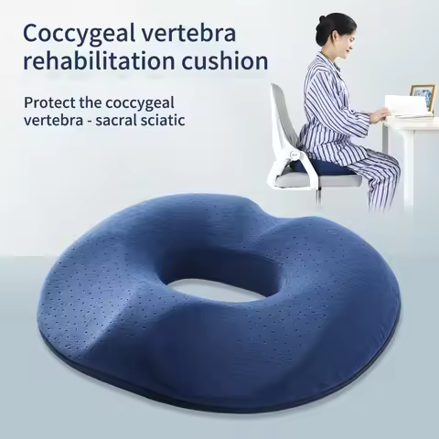 1PCS Donut Pillow Hemorrhoid Seat Cushion Tailbone Coccyx Orthopedic Medical Seat Prostate Chair for