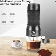 Mini Espresso Hand Press Coffee Maker 3 in 1 20 Bar 120ml OTC HS-8439 Black pa
