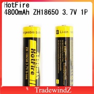 🔥  HOTFIRE 18650 3.7V  Rechargeable Battery Bateri Flat Top / Button Top Rechargeable Battery 4800mah