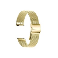 Milanese Mesh Stainless Steel Watch Belt Band Easy Click (20mm % Gangnam % Gold)