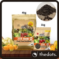 BABA Mr Ganick 258 Organic Fruit Tree Fertilizer (4kg) Baja Buah Organik
