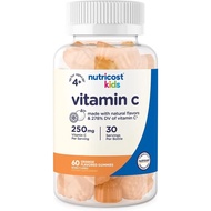 Nutricost Kids Vitamin C Gummies (250mg) 60 Gummies - Vitamin C for Kids Ages 4+, Natural Flavors, I