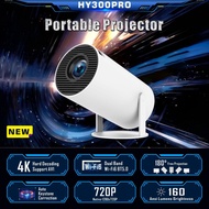 Projector HY300 Pro 4K Android 11 Dual Wifi6 260ANSI Allwinner H713 BT5.0 1080P 1280*720P Home Cinem