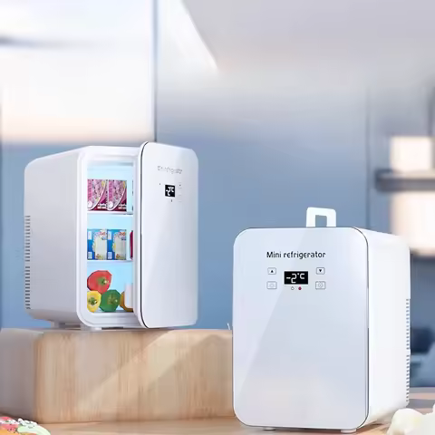 ‌Dual-Core Cooling Car Refrigerator Portable Fridge Home 35dB Low-Noise Breast Milk Chiller Office S