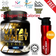 Slimming/Diet/Meal Replacement - Vital Whey 1Kg Halal (Vanilla)+Free Water Bottle vs Shaklee ESP/Ens