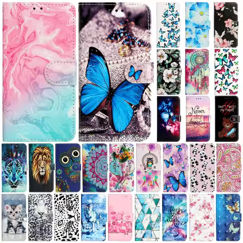 For Xiaomi 11 Lite 5G NE Case Butterfly Printed Leather Flip Phone Case For Xiaomi Mi 11 Lite 5G 11L