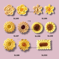 NO.180 187 188 189 190 198 199 200 ROSE COOKIES PUMP PRESSER SINLIAN BISCUIT CUTTER PRESSER ACUAN KU