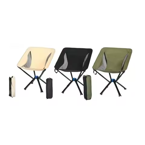 Outdoor Portable Quick Open CLIQ Chair Lightweight Folding Aluminum Fishing Backpacking Beach Campin