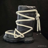 Snow Boots 2024 - Handsome Dark Style Thick-Sole Warm Lace-Up