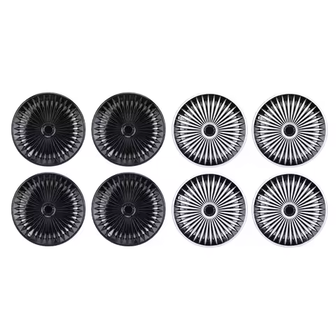 4Pcs 17 Inch Hubcaps 17in Hubcaps Stylish Look Wear Proof ABS Universal Fit Snap On R17 Wheel Rim Co