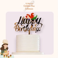 {CKI} Ariel Mermaid Happy Birthday Cake Topper Ariel Mermaid Cake Topper Ariel Mermaid Cake Decorati