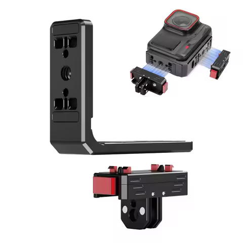 For Insta360 Ace Pro 2 Vertical Horizontal Mount 9:16 16:9 Footage Magnetic Camera Bracket for ACE &