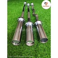 Olympic EZ Barbell Max Load 400LB Curl Bar Straight bar 1.2m 5cm Max Load Needle Bearing Long