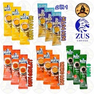 ZUS NGUPI TRIPLE SACHET & LOOSE PACK INSTANT COFFEEMIX / KOPI PUTIH / KOPI COKLAT / KOPI CHAM / KOPI