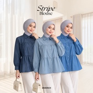 ZAADACO: DENIM DOLLY BLOUSE U8932 I COMFY MATERIAL I CASUAL BLOUSE I FREESIZE I WOMEN TOP FASHION