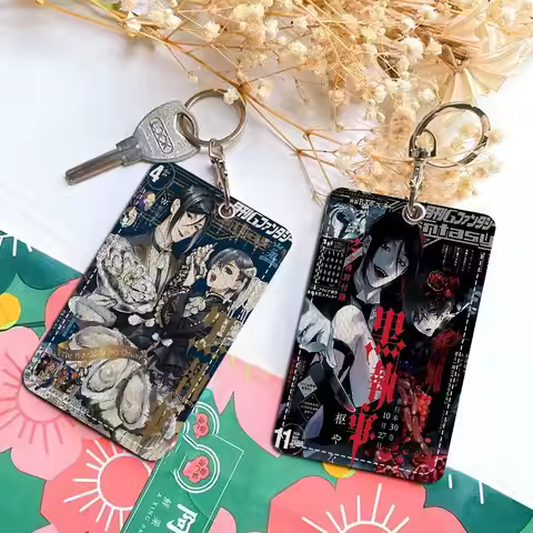 Classic Anime B-Black B-Butler Card Holder Suitable For Bank Business Work Card Holder Credit ID Car