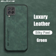 ELAXIS Compatible for Samsung Galaxy A12 4G/A12 5G/M12 Phone Case Luxury Magnetic Skin Feel Leather 
