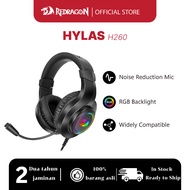REDRAGON H260 Hylas Wired Gaming Headset Stereo Surround Sound Noise-Canceling Microphone Dynamic RG