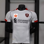 Player Version 25.Liverpool White Football Jersey Top S-2XL