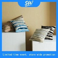 Cushion Cover Sofa Pillow Cover Pillow Case 45x45 30x50cm 50x50 Plush Cushion Covers Black  Square P