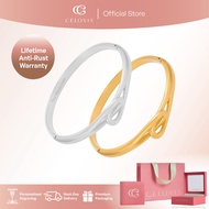 [ LAST CHANCE | RM89 ONLY ] CELOVIS Celara Loop Closed Bangle in Gold/ Silver
