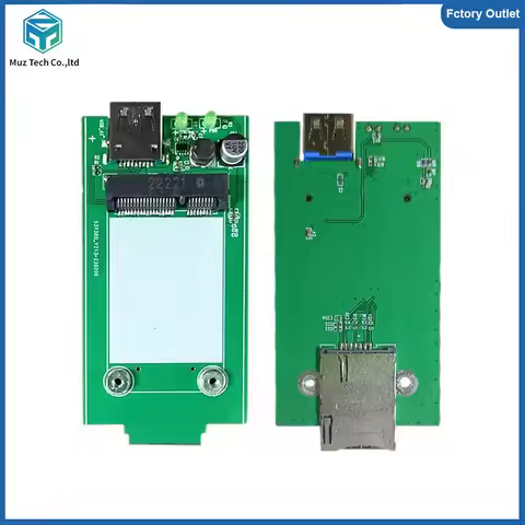 MINIPCIE to USB3.0 Adapter Board PCB board Optional Shell With SIM Card Slot for all brands of MINIP