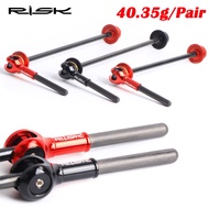 40.35g/Pair Ultralight Titanium TI QR Road Bike Quick Release Skewer lever Road Bicycle Cycling Hub Quick Release