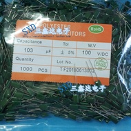 1 Pack 1K) 100V2A102J/2A103J/2A104J 2A222J 2A473J 2A223 Polyester Capacitor