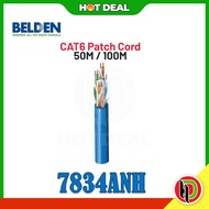 Hotdeal Loose ( without RJ45 connector ) Belden Cat6 UTP Cable  - Belden 7834ANH Cat6 AWG23 LSZH Net