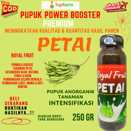 Pupuk Pelebat Buah Petai / Pupuk Royal Fruit 250 Gr / Pupuk Petai / Pupuk Petai Anti Perontok / Pupuk Untuk Pohon Petai / Pupuk Pete Anti Perontok / Pupuk Petai Booster / Pupuk Buah Petai / Pupuk Pembuahan Petai / Pupuk Booster Petai