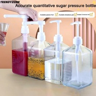 TRENDYZONE Coffee Syrup Press Bottle, 5/8/10CC Large Capacity Syrup Drip Dispenser, Durable 1600ml w