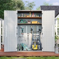 Yard Storage Cabinet Outdoor Waterproof Sunproof Sundries Cabinet Balcony Large Capacity Rainproof T