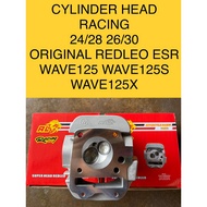 WAVE125 CYLINDER HEAD RACING 24/28 26/30 27/31 28/32 REDLEO ESR FOR WAVE125 WAVE125S WAVE125X