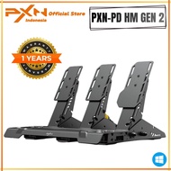 PXN PD HM GEN 2 Gaming Racing Pedal Set with Hall Effect & Adjustable Pedal Steering Wheels