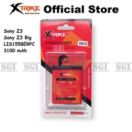Baterai XTRIKE Double Power Sony Xperia Z3 Big LIS1558ERPC Batre Batrai Battery Handphone HP Dual