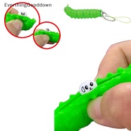 ever Deion Anti Stress Reliever Adult Fidgets Jewelry Gift Infinite Squeeze Caterpillar Keychain Pop It Squishy Fidget Toys ev