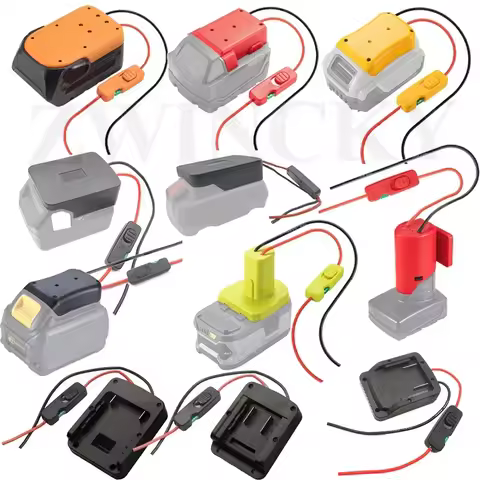 Battery Adapter For Milwaukee For Dewalt For Bosch For Ryobi For Ridgid AEG For Hitachi Hikoki Metab