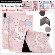 For Huawei Honor Pad 8 Tablet PC 12 inches Cover Tablet cute Cartoon PU Leather flip cover