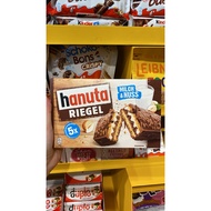 Hanuta riegel contains 5 packs / hanuta minis contains 19 pcs 200gr